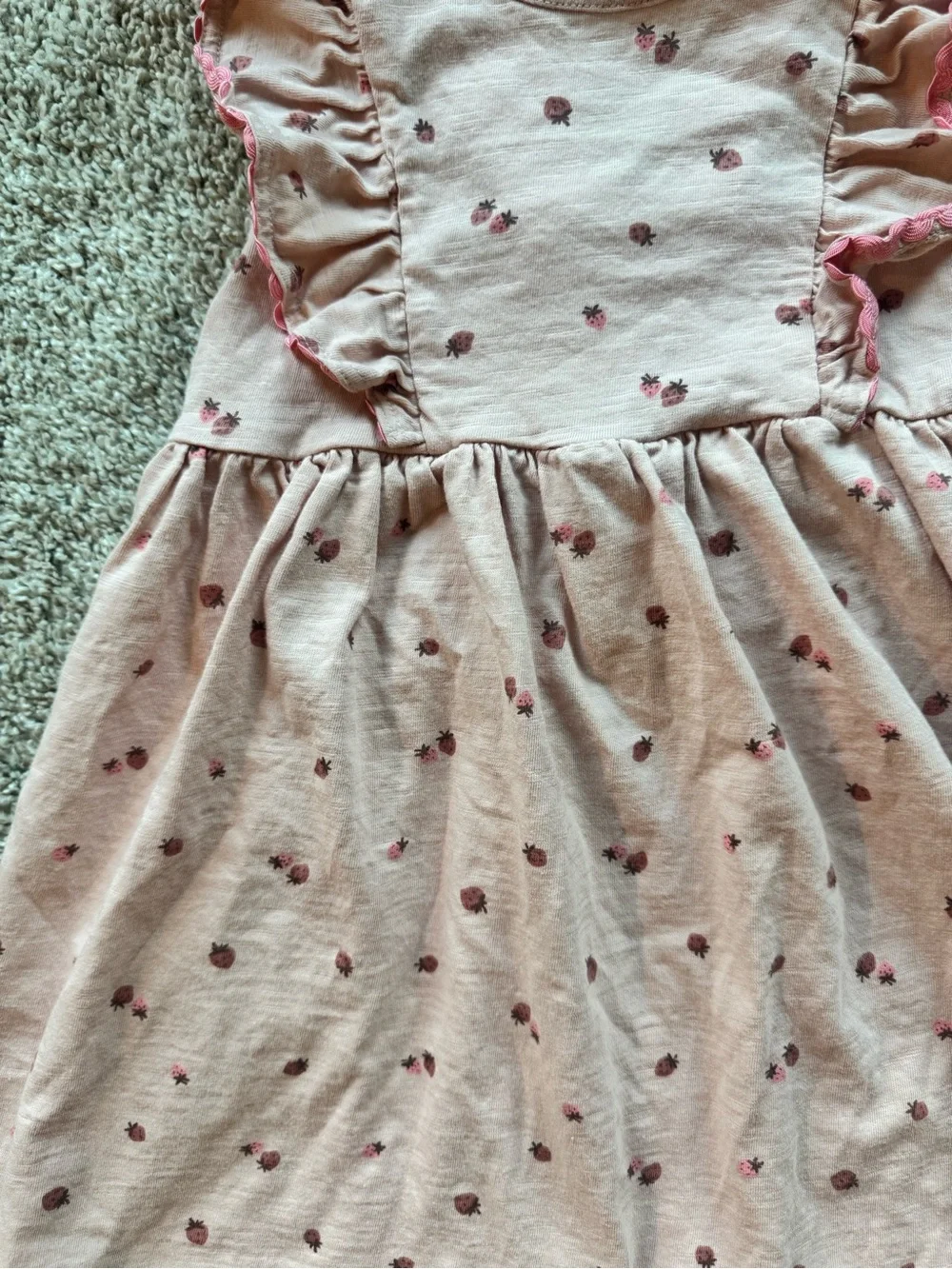 Girls' Dress Lot 4T Dress Bundle Pastel Plaid and Pink Floral Summer Dress Set